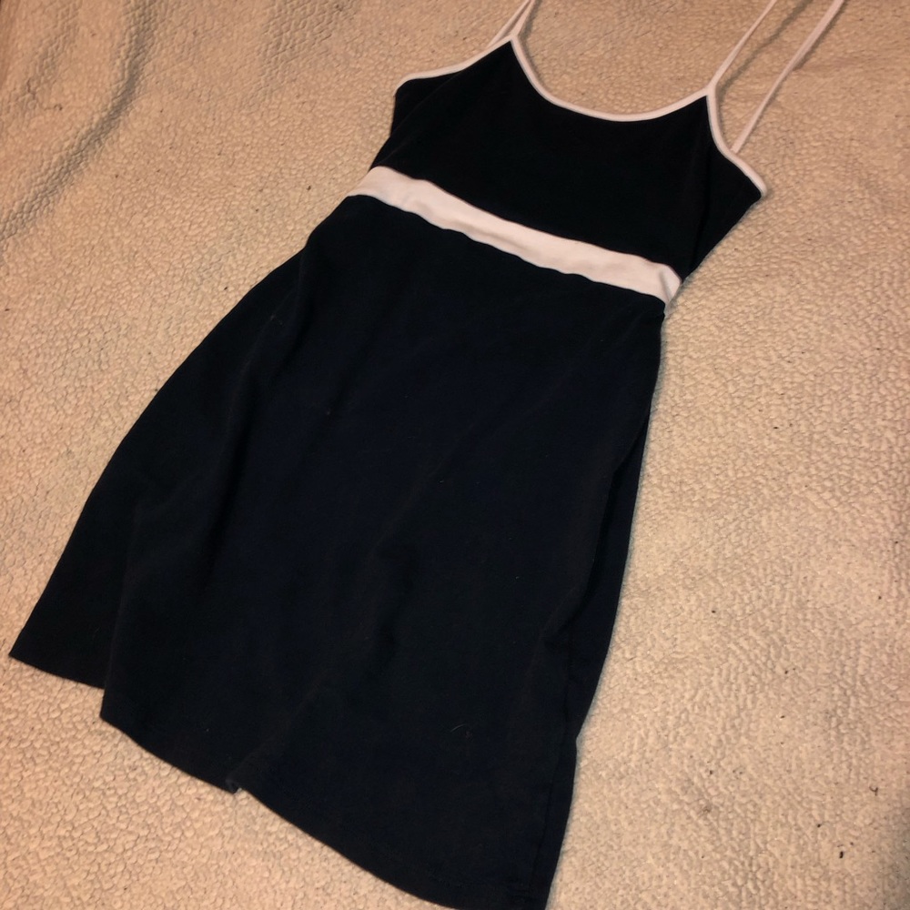 Navy Blue Mini Dress